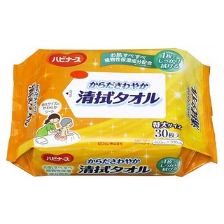 pigeon 貝親 Tahira 身體護理擦拭巾 大薄 400 x 300mm, 30枚入, 1包