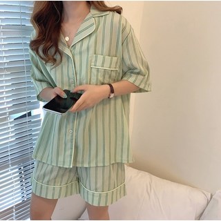 씨오브비 여성용 냉감 빅사이즈 여름 잠옷 상하의 세트