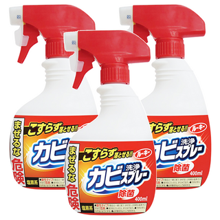 第一石鹼 Rookie 浴室除霉噴霧泡 噴頭款, 400ml, 3瓶