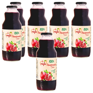 meySu 美愫 100%紅石榴汁, 1L, 6瓶