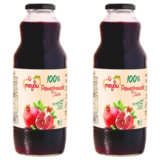 meySu 美愫 100%紅石榴汁, 1L, 2瓶
