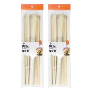 영수산업카멜 대나무 어묵 꼬지 막대기 40cm, 2세트, 30개