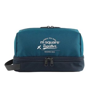 m square 雙層拉鍊盥洗包