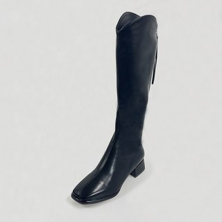 shoes& 後拉鍊V口長靴 SN671