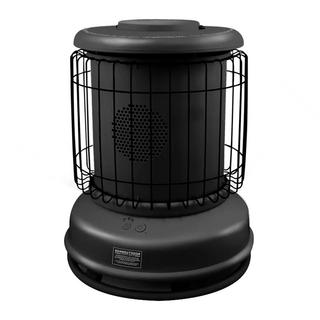 ADAMOUTDOOR 復古式陶瓷雙段電暖爐, 經典油燈造型設計, 360°超大範圍全方位暖房, PTC陶瓷式快速加熱, 600W/1200W兩段式功率調整, ADEH-PTC6012, 黑色