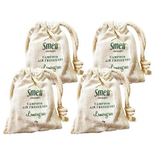 Smell Lemongrass 樟腦香氛磚, 檸檬草, 15g, 4個