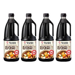 햇살담은 장아찌 간장소스, 1.7L, 4개