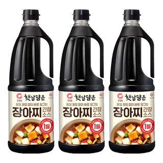 햇살담은 장아찌 간장소스, 1.7L, 3개