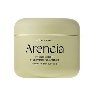 Arencia Tteoksop 清新綠色米麻糬潔面乳, 120g, 1個