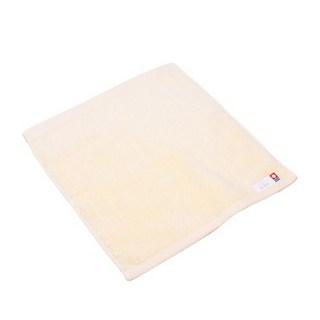 hiorie 日本桃雪 今治超長棉方巾 34x36公分 觸感柔嫩舒適 不易掉毛 蓬鬆吸水 耐看又實用, 米色, 1條