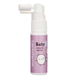 KU.KU Duckbill 酷咕鴨 寶寶乳鐵蛋白潔牙噴霧 含益生菌及木醣醇成分 食用級原料, 20ml, 1瓶