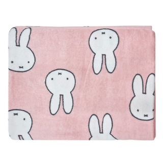 星紅織品 米飛兔 割絨浴巾 80x140cm 100%棉, 淺粉色, 1條