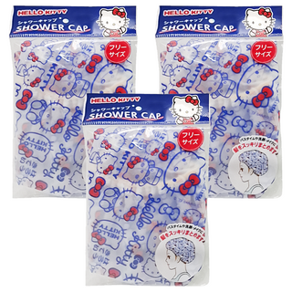 Hello Kitty 浴帽, 3個