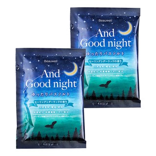 Beauwell AGN 舒眠香氛沐浴鹽, 天然香料和漢植物萃取, 放鬆舒眠, 2包, 40g