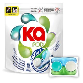 카포드 듀얼코어 브라이트닝 초고농축 섬유유연제겸용 캡슐세제, 35개입, 1개