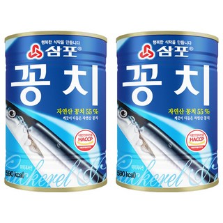 Sampo 處理乾淨的秋刀魚, 400g, 2個