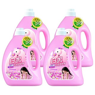 白鴿 防蟎衣物柔軟精, 幸福花香, 澳洲Monash大學認證, 防蟎率99%以上, 天然植物菁華, 3.2kg, 4桶