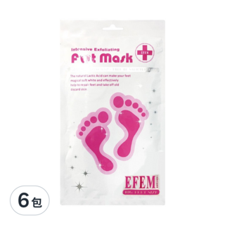 玩美日記 EFEM 神奇去角質足膜, Intensive Exfoliating, 20ml, 2入, 6組