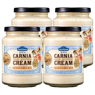 폰타나 카르니아 베이컨 앤 머쉬룸 크림 파스타 소스, 430g, 4개