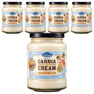 Fontana 奶油培根蘑菇義大利麵醬, 430g, 5罐