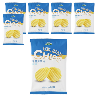 統一生機 海鹽洋芋片 原味, 50g, 6包