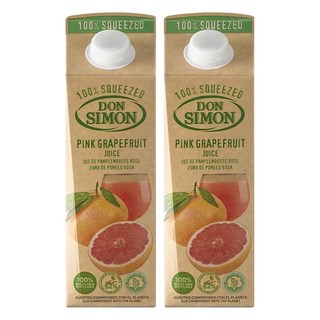 돈시몬 생과일 착즙 자몽주스, 1L, 2개