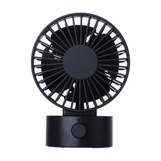 USB桌上雙葉靜音風扇, 多種供電方式, 柔靜送風, 30度調整角度, 神秘黑, CAFN0002BK