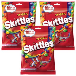 Skittles 彩虹糖 混合水果口味, 150g, 3個
