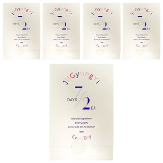 JilGyungYi 質更益 純粹植感私密護理錠 添加益生原, 1.2g, 5包