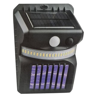 二合一太陽能戶外掛壁滅蚊燈 內置18650鋰電池/1200mAh ABS電子元件