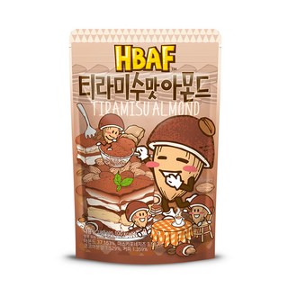 HBAF 杏仁果 提拉米蘇味, 190g, 1包