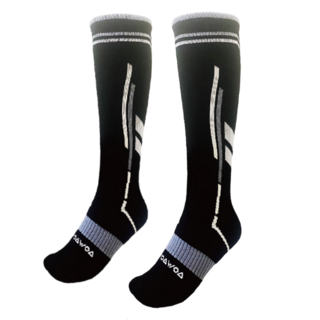 woawoa 【膝下羊毛襪】極致速乾登山滑雪羊毛襪-單雙-黑色m