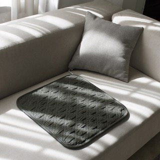 디누스 한일전기 1인용 탄소 전기방석 HE-HP01, 차콜, 44 x 44 cm