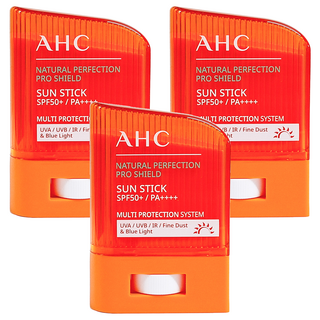 AHC 零死角純物理清爽防曬棒 SPF50+ PA++++, 14g, 3個