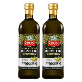 gomgom Basso 特級橄欖油 義大利原產, 1L, 2瓶