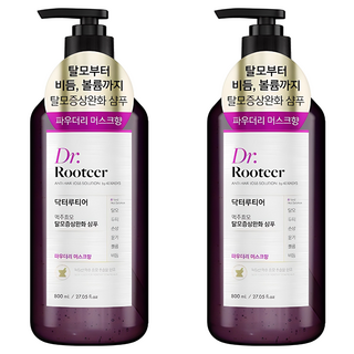 KERASYS Dr.Rooteer啤酒酵母強健髮根洗髮精 麝香粉香, 800ml, 2個