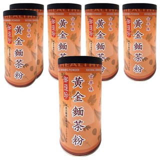 御復珍 黃金麵茶粉 600g 古早味 添加黑芝麻, 6罐