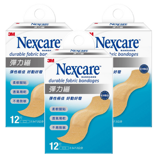 3M Nexcare 彈力蹦 未滅菌 2.5 x 7.2cm 12片 3盒