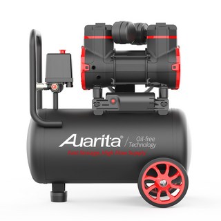 Auarita 低噪音無油空氣壓縮機 900W 18L 2-900F18, 1個