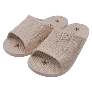 抗菌排水浴室拖 JB27, 卡其色, 1雙