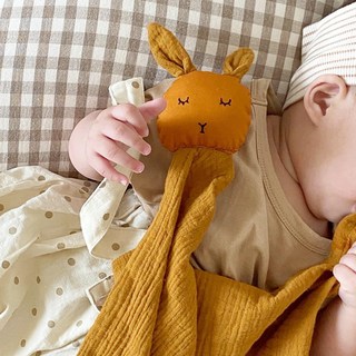 兔子手帕娃娃, 芥末黃, 1條