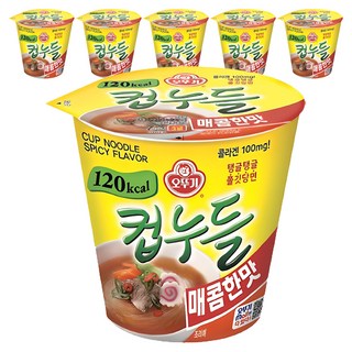 OTTOGI 不倒翁 杯裝辣味低熱量冬粉, 6入