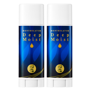 MENTHOLATUM 曼秀雷敦 台灣公司貨 深層保濕潤唇膏, 無香料, 4.5g, 2支