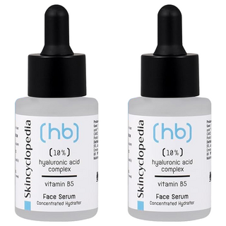 Skincyclopedia 10%玻尿酸+B5雙重保濕 臉部精華液, 30ml, 2瓶