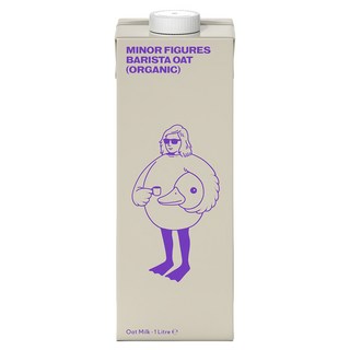 MINOR FIGURES 小人物 濃厚版燕麥奶 咖啡師 1瓶 - 咖啡師推薦 口感濃郁 無乳糖, 1L