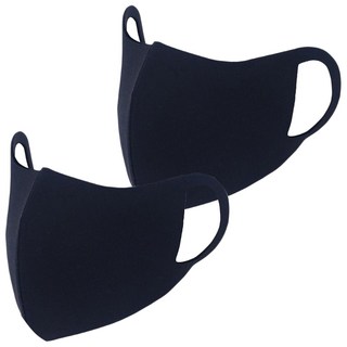 Prodigy 波特鉅 舒適美 S(15 x 11.5cm) 純粹黑 2個 - 時尚口罩 舒適透氣, 1個