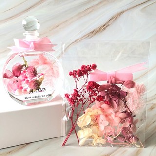 A-ONE 匯旺 浮游花DIY花材包 3包, H14 粉霞戀曲 彩色