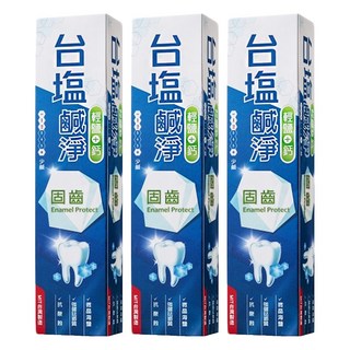 TAIYEN 台塩生技 鹹淨固齒牙膏, 150g, 3條