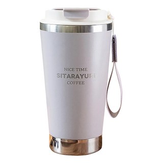 Sitarayuri 時光咖啡杯 8.8 x 8.8 x 17.7cm, 灰紫色, 580ml, 1個