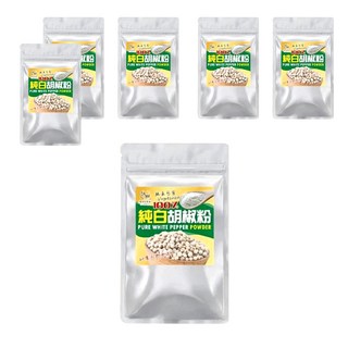 和春堂 純白胡椒粉, 70g, 台灣生產, 6包